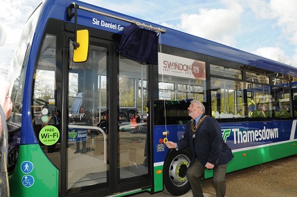 Thamesdown transport buses in swindon