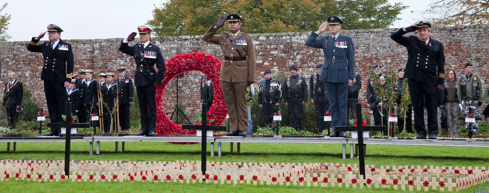 Fields of Remembrance in Wootton Bassett