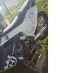 Images of 2 stolen motorcross bikes