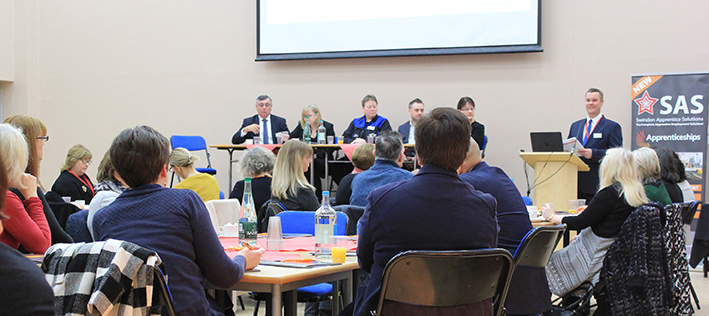 swindon-college-head-of-business-first-paul-jones-opens-the-apprenticeship-levy-breakfast