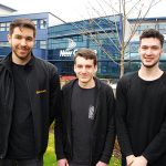 From L-R David Figueira, Tommy Fry and Rares-Mihai Chiorean