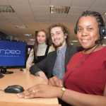 Katie Vizard, Ryan Felton and Tolu Fajolu.