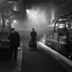 Station Master and Porter alongside King George V