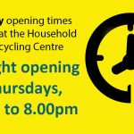 Household Waste Recycling Centre hours change