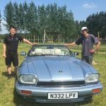 Jaguar classic car at Lotmead PYO