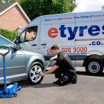 etyres-van-with-audi-on-drive