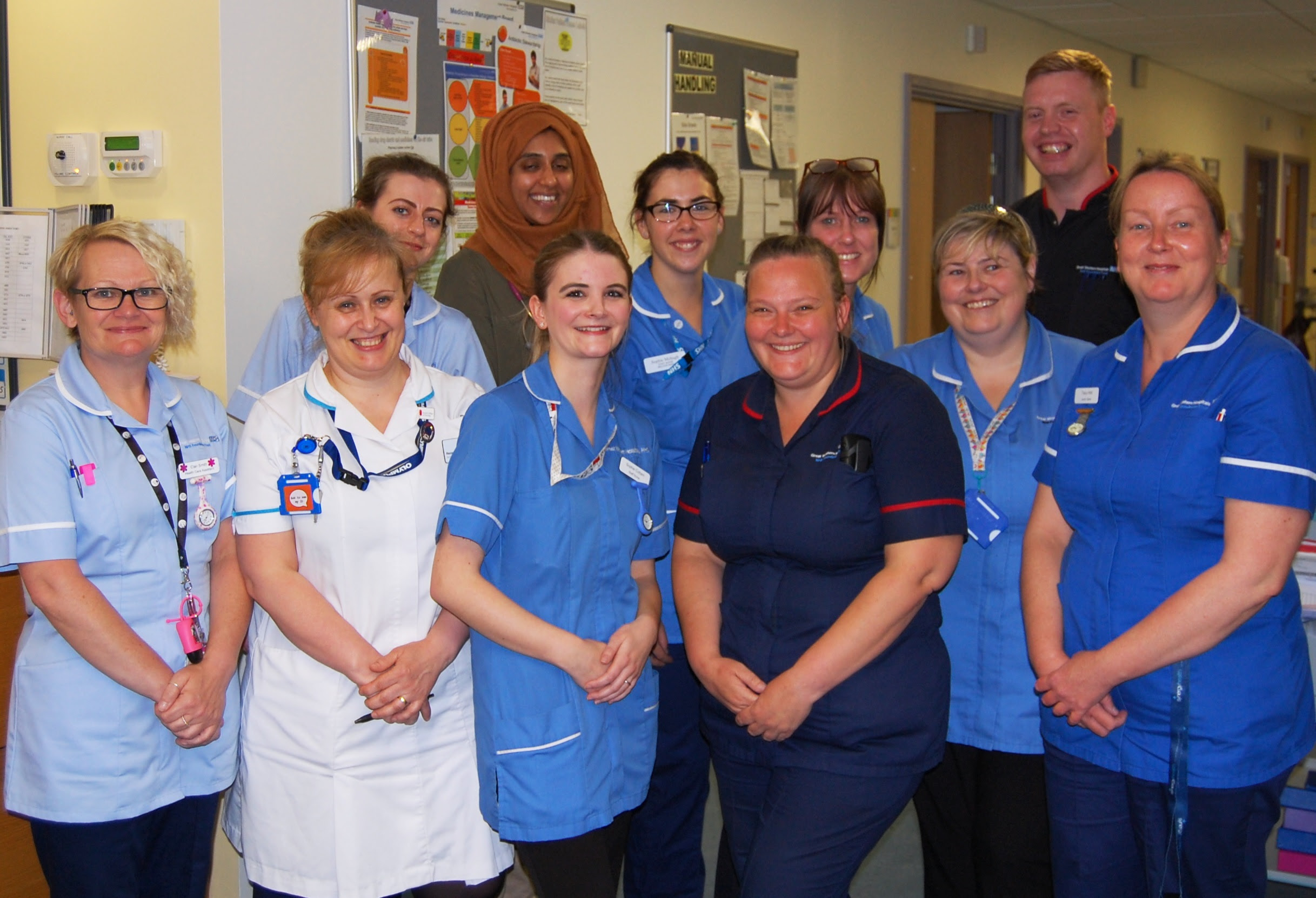 Dove Unit staff at GWH Swindon