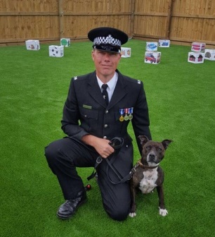 Roxy with PC Lee Webb