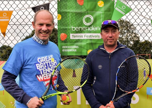 MP Justin Tomlinson Attends The Highworth Tennis Club Great British Tennis Weekend