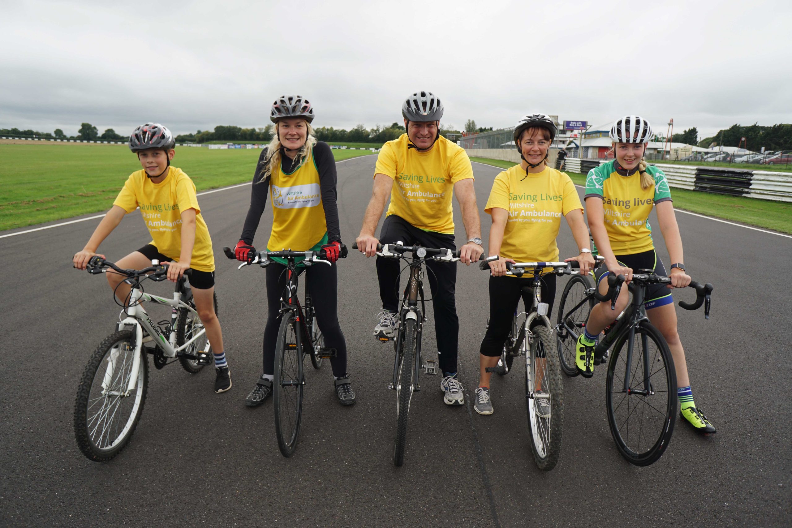 the Big Wheel Wiltshire Air Ambulance Team