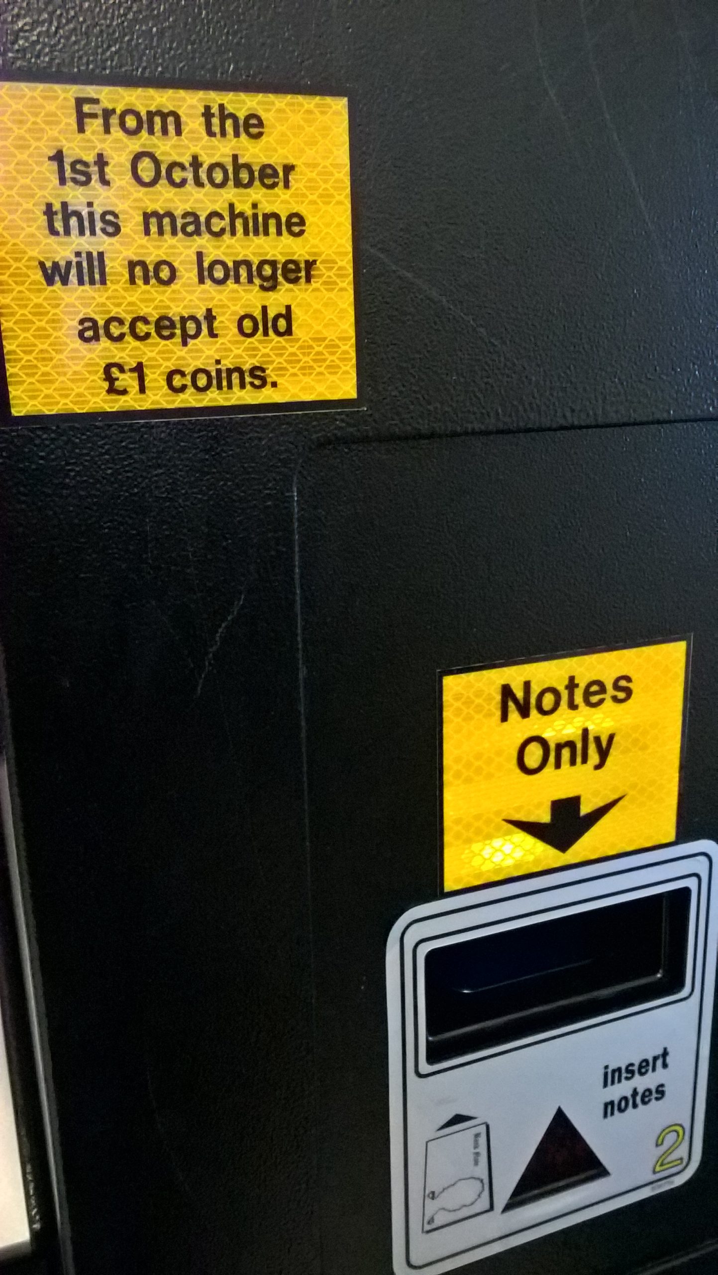 Swindon Borough Council parking machine