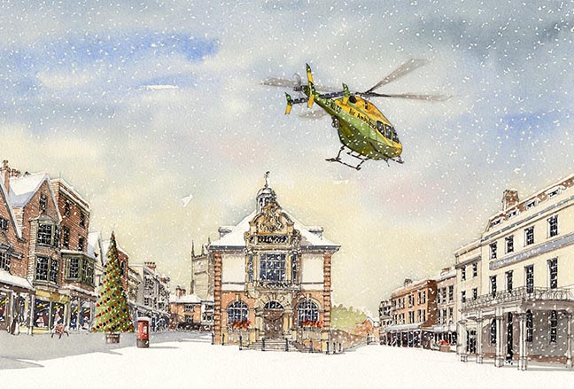 Wiltshire Air Ambulance’s Christmas cards for 2017