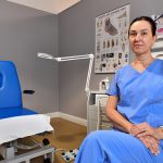 Nina Shilova of Professional Footcare at her practice in The Brunel Shopping Centre, Swindon Town Centre