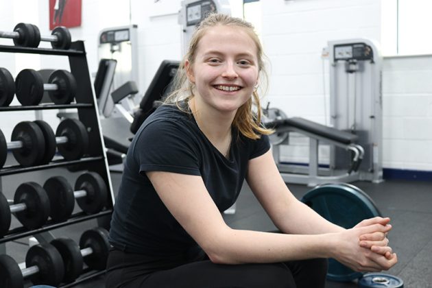New College student Emily-Jane has gone from Powerlifting novice to Junior champion in just a year.