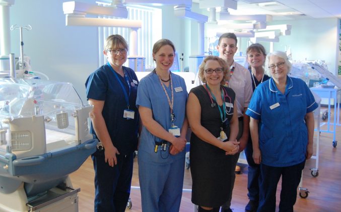 The team from GWH's Special Care Baby Unit