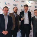 Excalibur Receives FSB Best Employer Award (from left to right, Mike Hayden, Josh Hoole, Peter Boucher, Dave Sharpe)