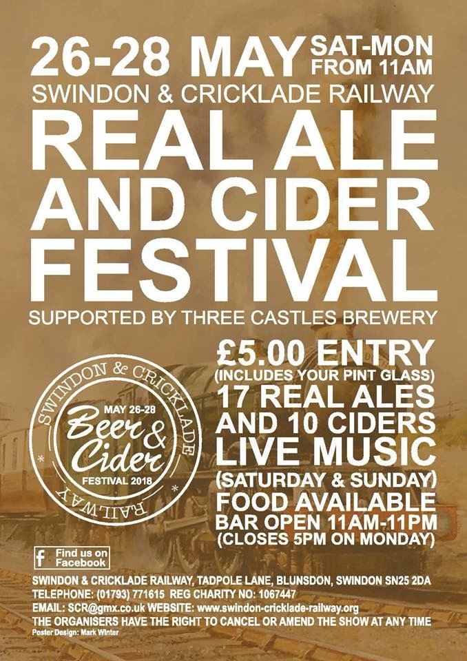 Swindon & Cricklade Railway Real Ale and Cider Festival