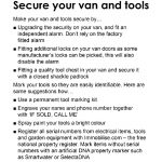 Van break ins flyer