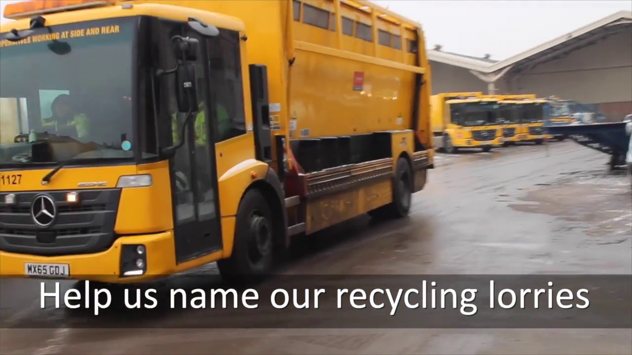 Name a recycling lorry competition is launched