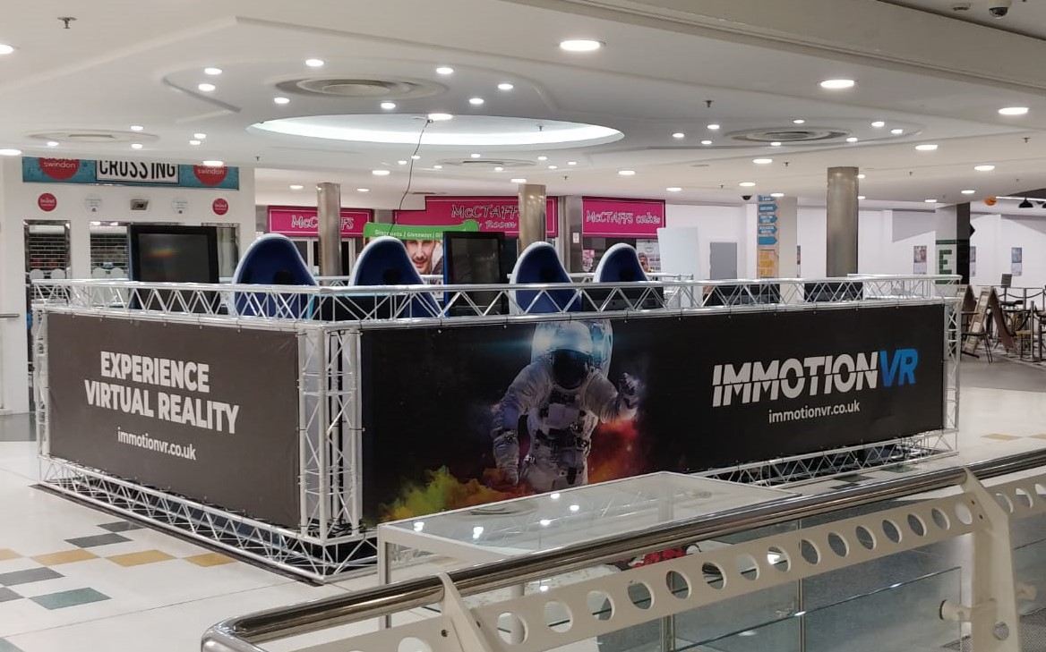 Virtual reality pods - The Brunel Shopping Centre Swindon
