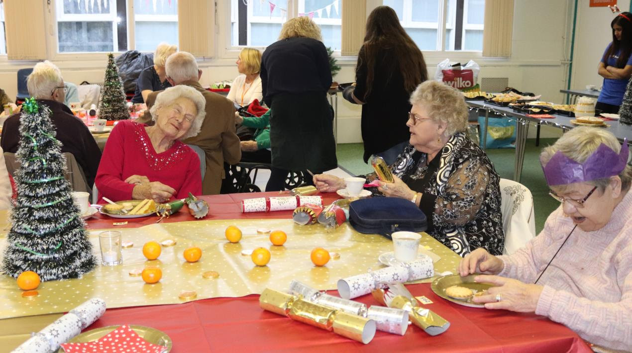 lonely swindon residents get early christmas presents