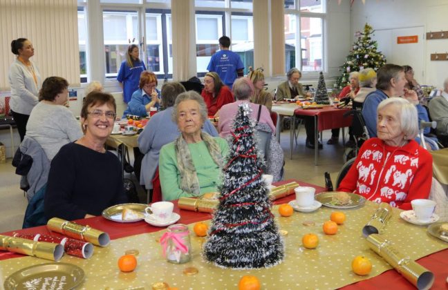 lonely swindon residents get early christmas presents