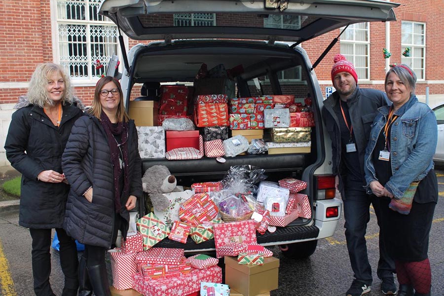 Council’s Christmas elves deliver presents to isolated residents