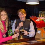 George Arkell and Bianca at The Angel Purton