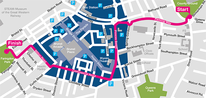 Map of Honda March Swindon
