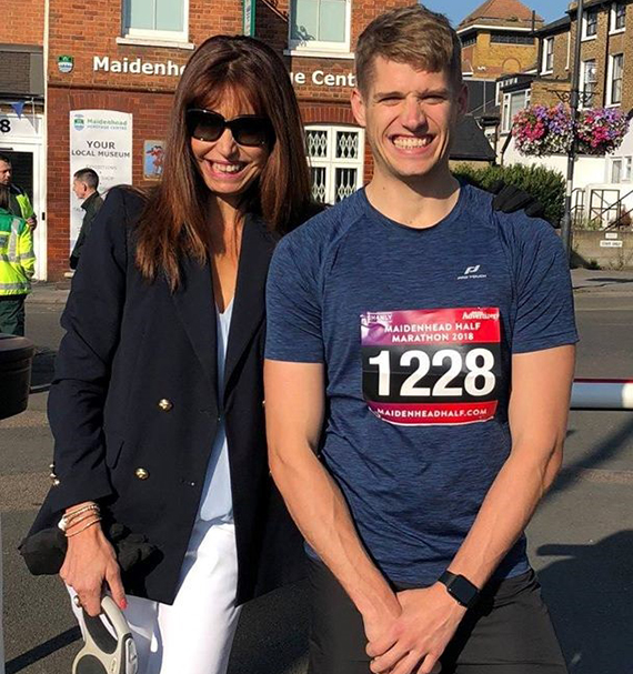 James Purrington with mum Philippa