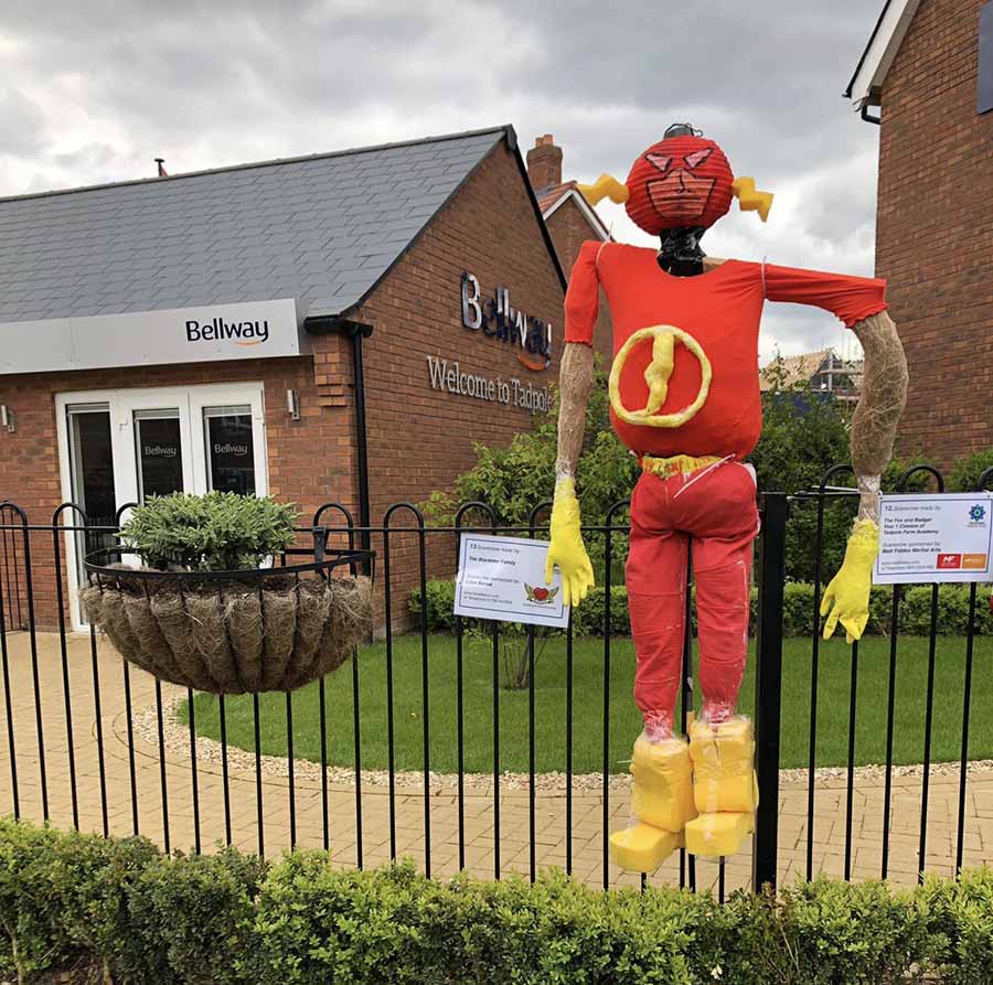 Superhero Scarecrow competition Swindon