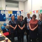 Community nurses celebrating the day in the Orbital