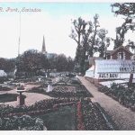 GWR Park, Swindon. Historic postcard.