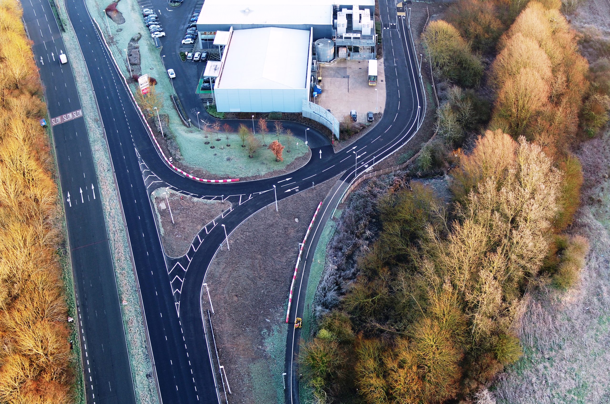 Mannington road improvement scheme complete