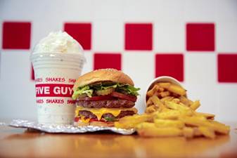 five guys opening in Swindon Outlet