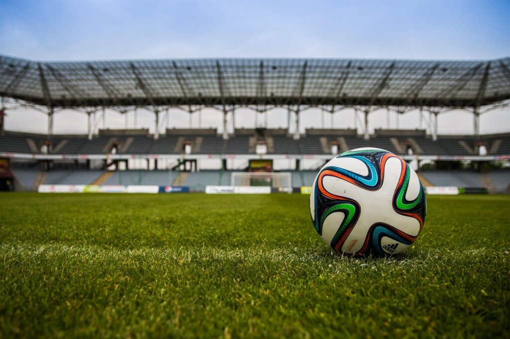 empty football stadium