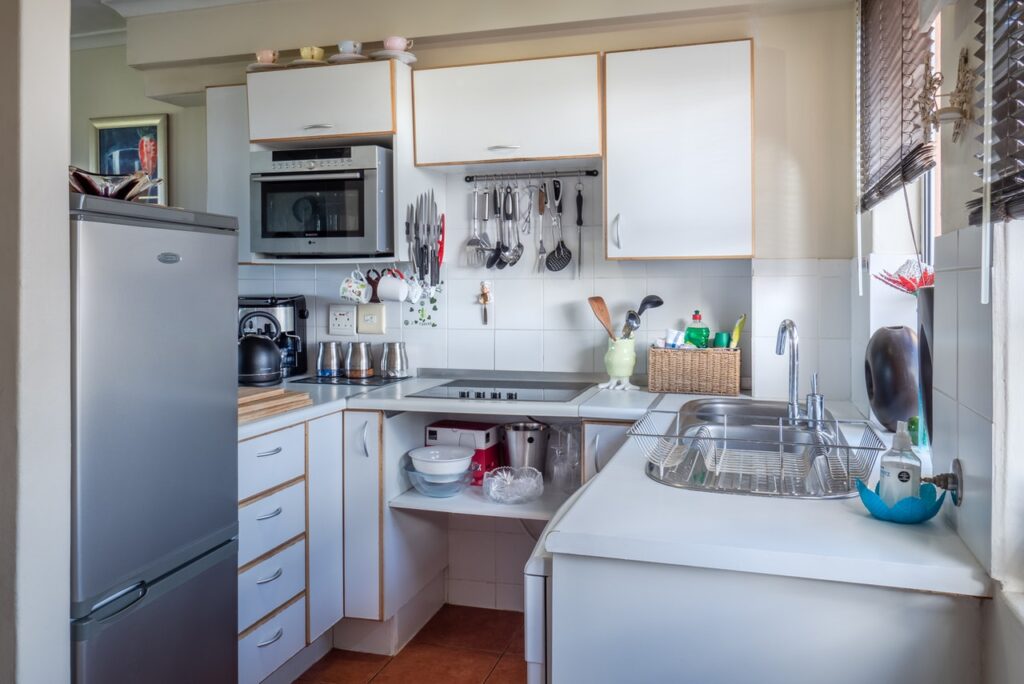 small bright kitchen