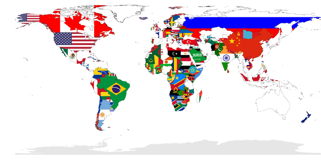 map of the world