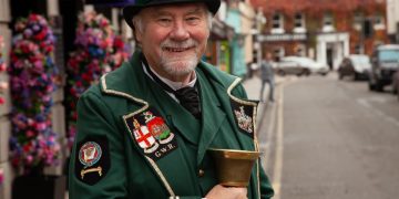 Swindon’s new Town Crier brings voice of tradition to streets