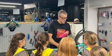 Swindon Brownies earn mechanics badge at Salvation Army workshop