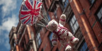 Teddies take to the skies for mayor’s charity fundraiser at civic offices
