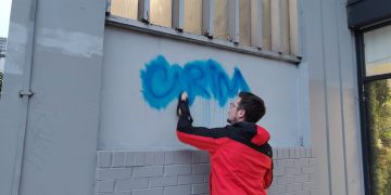 Volunteers restore Fleming Way shelters after ‘GRIM’ graffiti attack