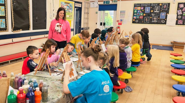 Young artists shine at Swindon Christmas art camp