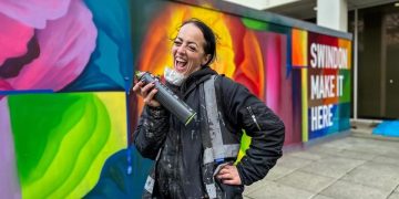 Swindon’s regeneration vision made visible on Fleming Way hoardings