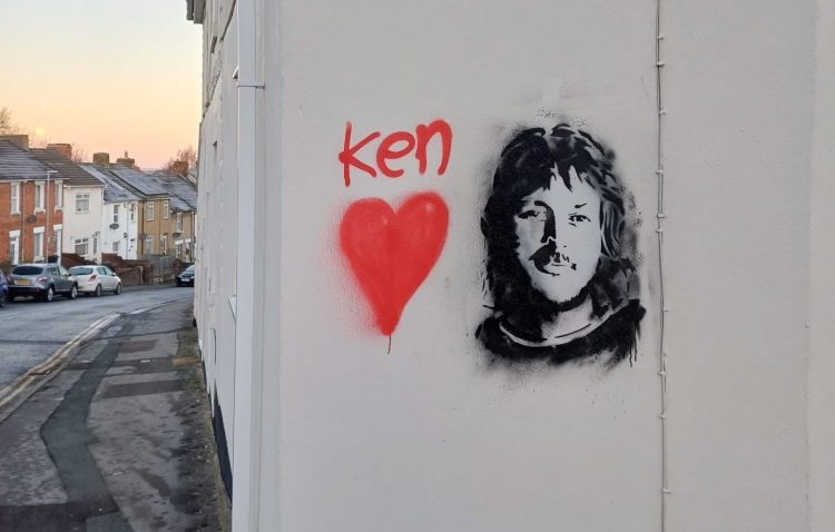Banksy-style mural honouring Ken White spotted in Old Town
