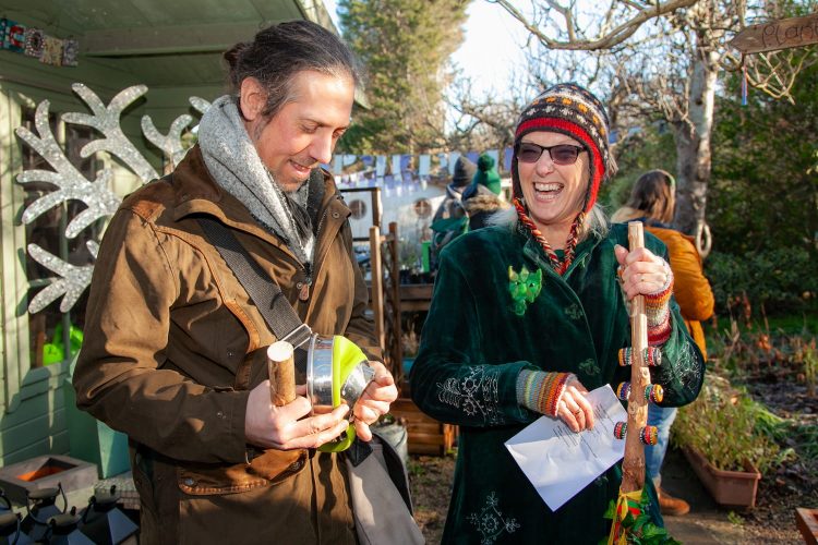 Swindon community gathers for ancient ‘wassail’ ritual at TWIGS