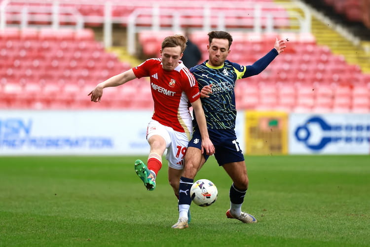 Swindon 1–2 Crewe Alexandra. Town edged out at the County Ground