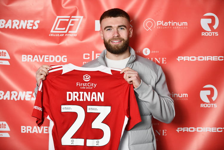 Drinan commits future to Swindon as promotion push gathers pace