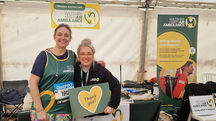 Bassett entrepreneur runs Bath Half for air ambulance