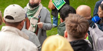 National Green leader backs Swindon campaign as local vote nears